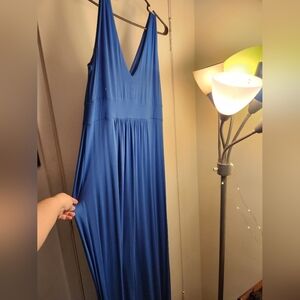 Willi Smith Blue Maxi Dress